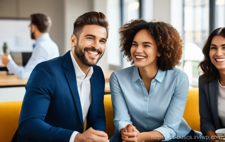 인 미디어 비즈니스의 팀 내 협업 문화 구축 - **Prompt 2: Seamless Hybrid Collaboration with Advanced Tools**
    "A visually appealing split-scre...