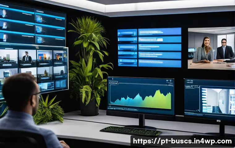 인 미디어 비즈니스의 지속 가능성 확보 방안 - A modern digital newsroom scene in São Paulo, Brazil, showcasing diverse journalists working collabo...