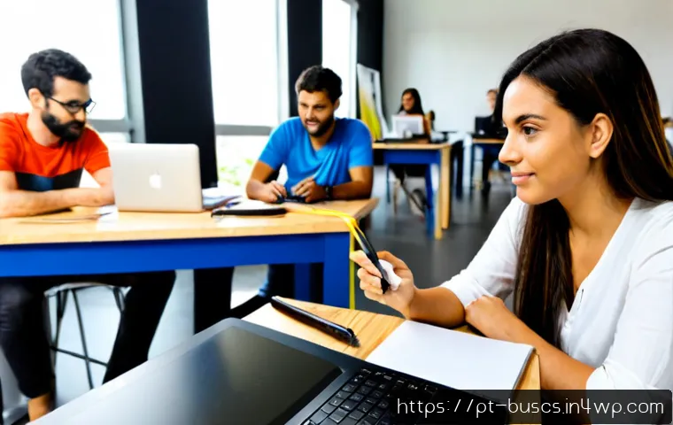 Home 17 인 미디어 비즈니스의 지속적인 교육 필요성 - Photorealistic Brazilian media professional in a bright São Paulo coworking studio, attending an onl...